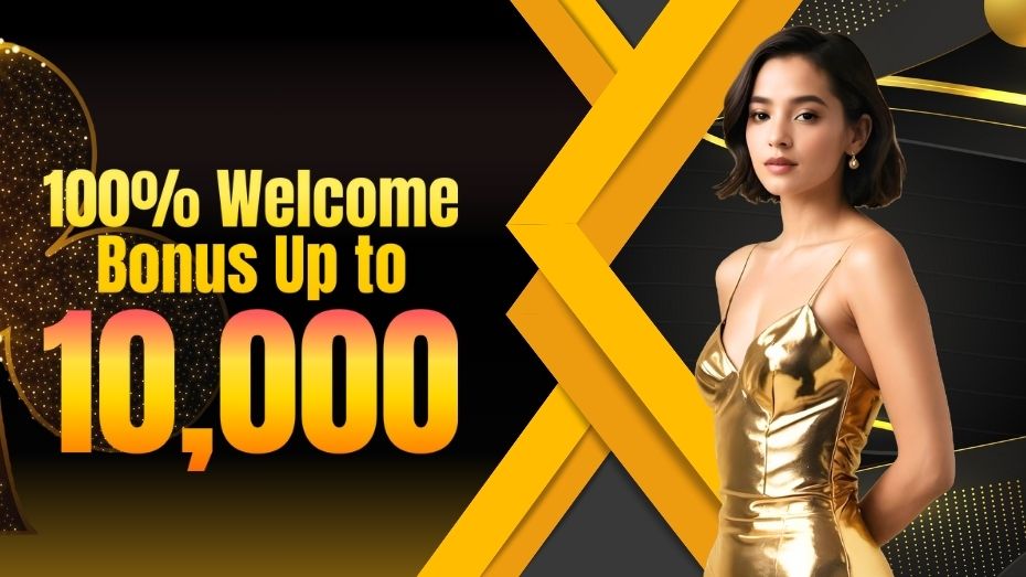 100% Welcome Bonus Up to 10,000